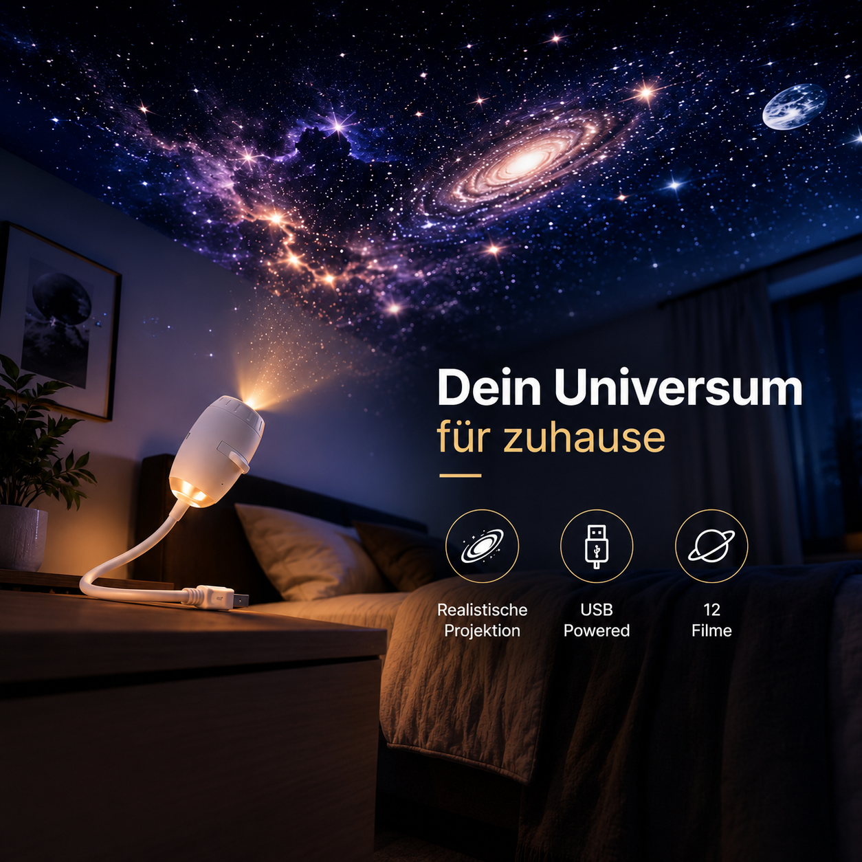 Velora Galaxy Projector